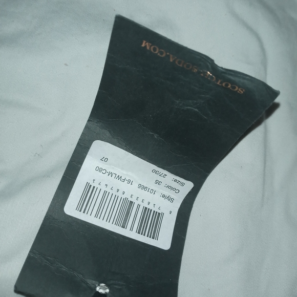 NWOT Maison scotch chino - Picture 4 of 7